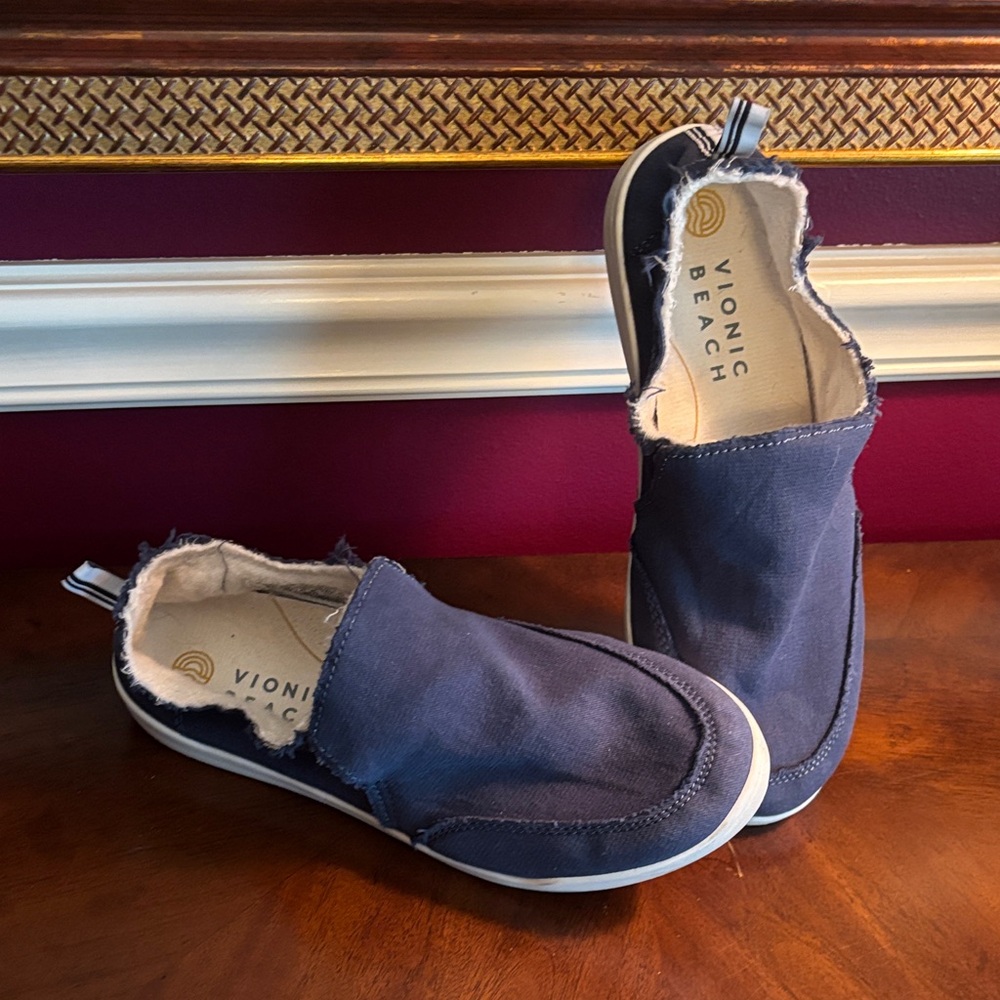 Vionic Dark Blue Casual Slip-Ons